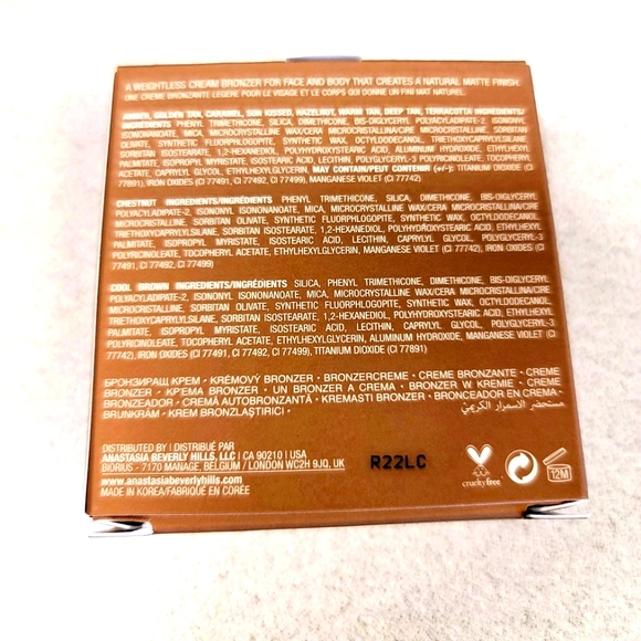 NEW! Anastasia Beverly Hills Cream Bronzer in Amber 30 g - Picture 4 of 5